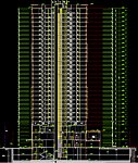 新港大厦 立剖面