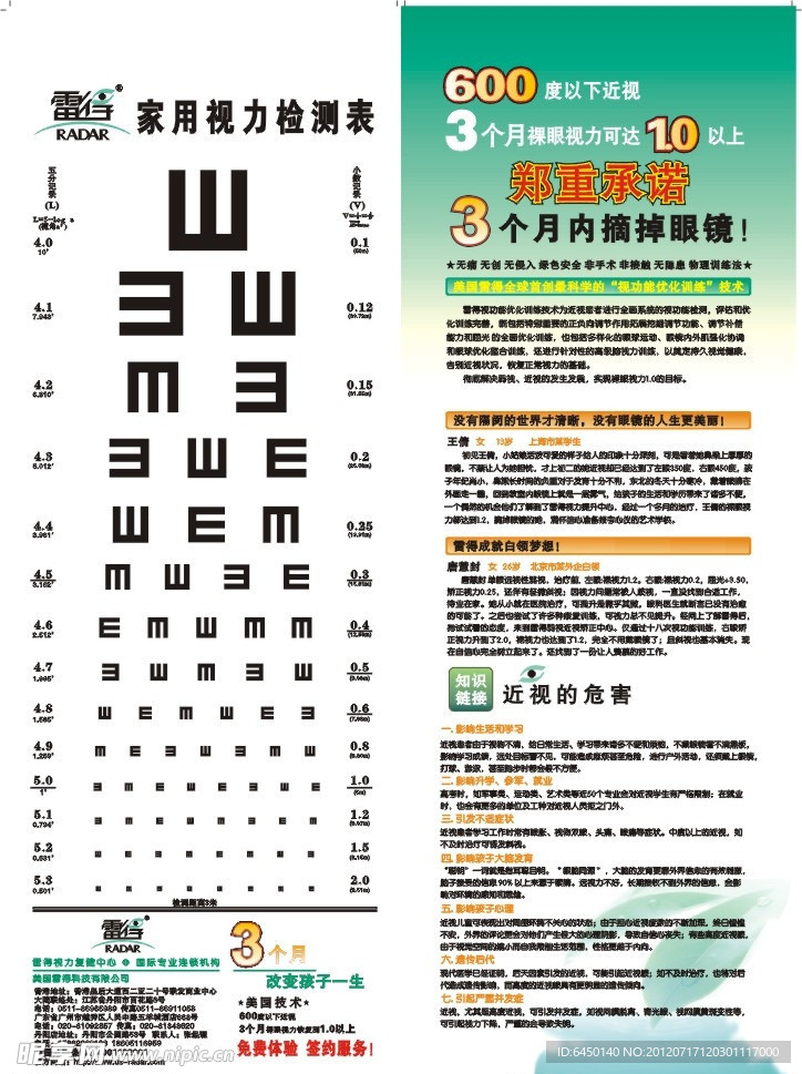 视力表