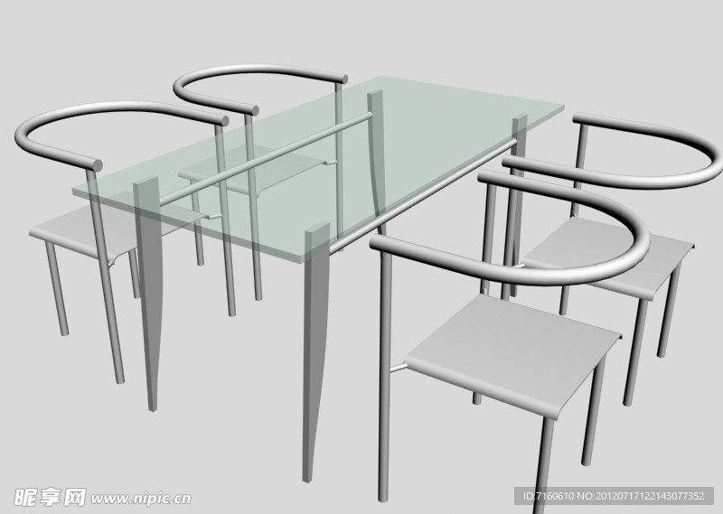 餐桌 模型