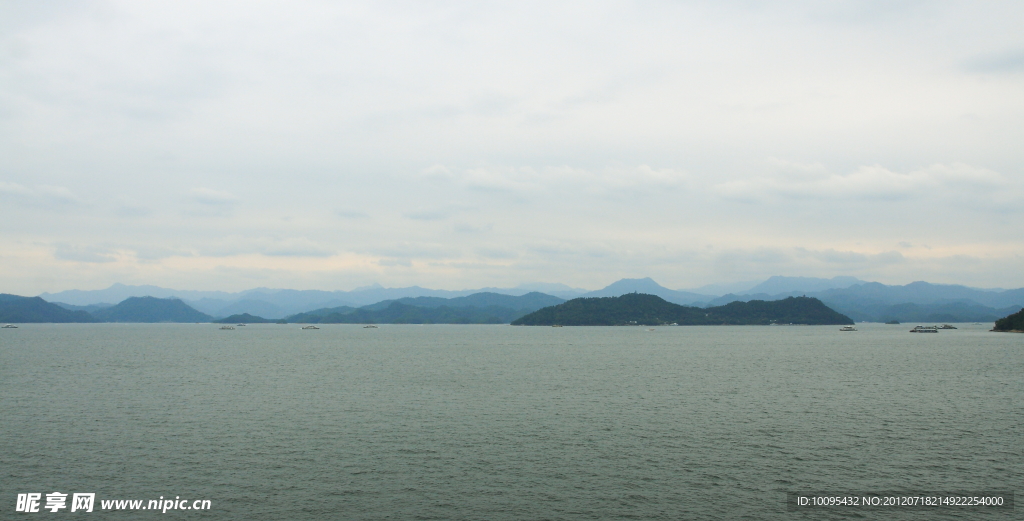 千岛湖壮观的岛屿