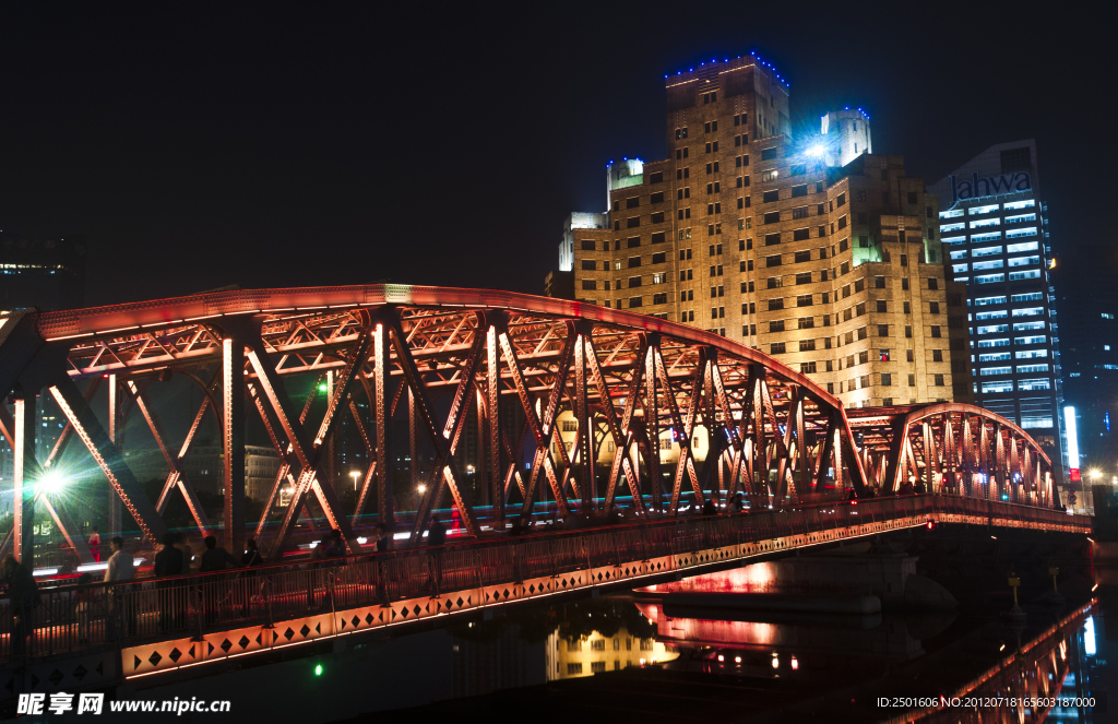 上海外百渡桥夜景