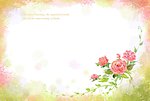 月季花信纸背景