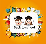 学生开学返校背景