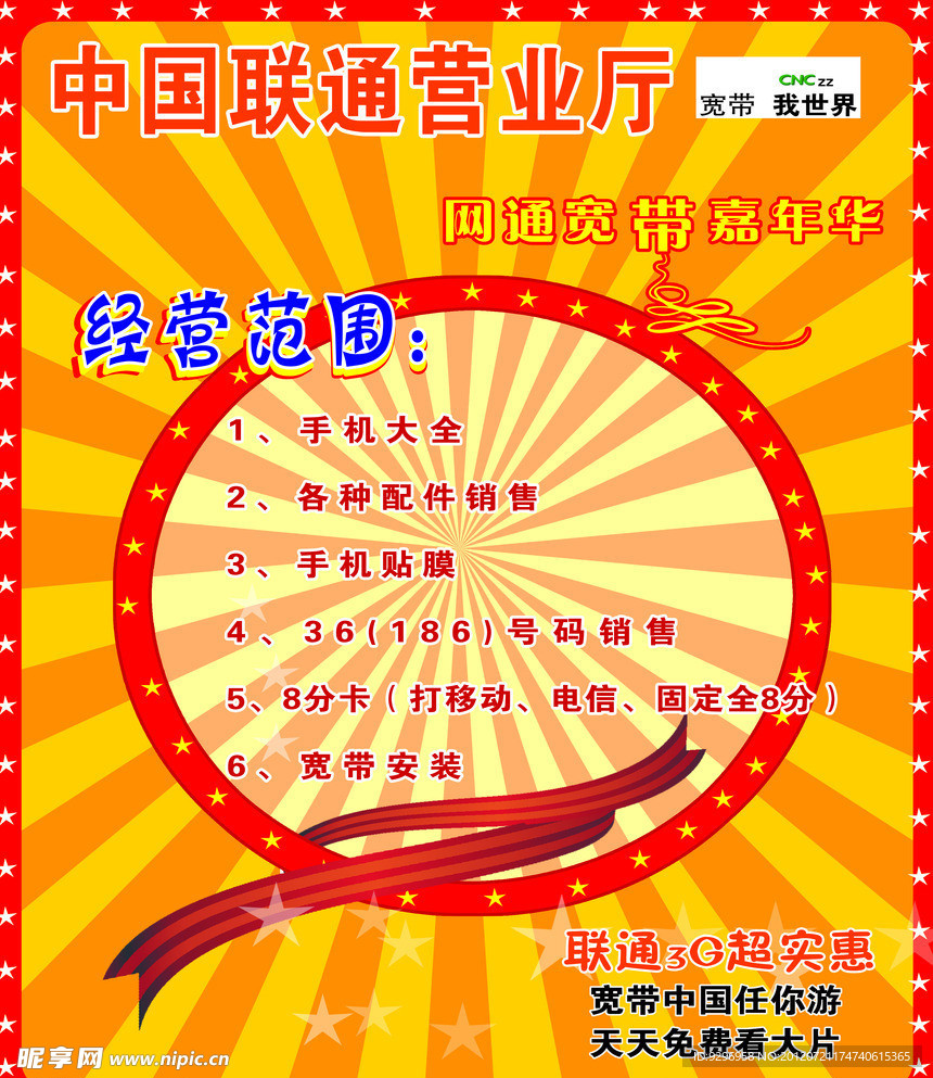 联通展板