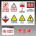 警告牌