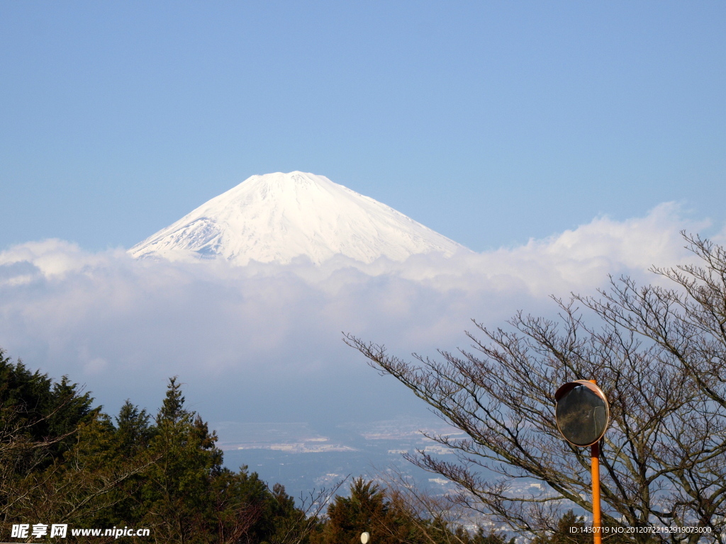 日本富士山风光