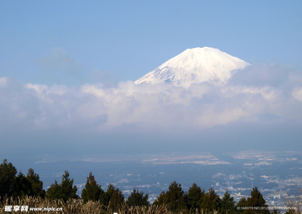 日本富士山风光