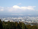 日本富士山风光远观