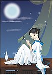 古典女性插画