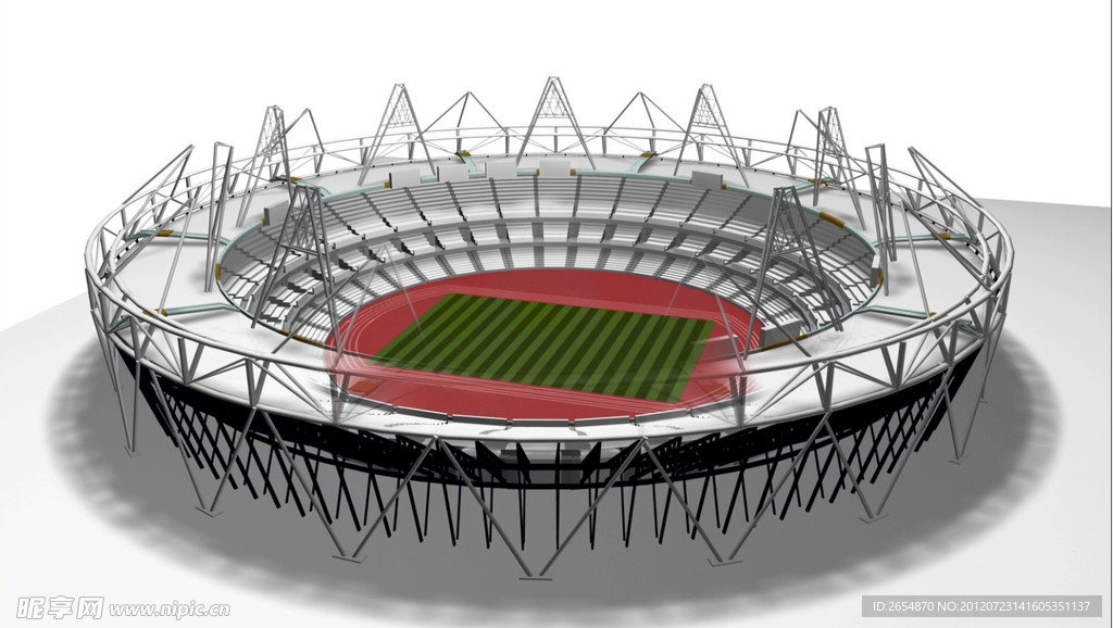 2012年伦敦奥运会主场馆伦敦碗3d效果图