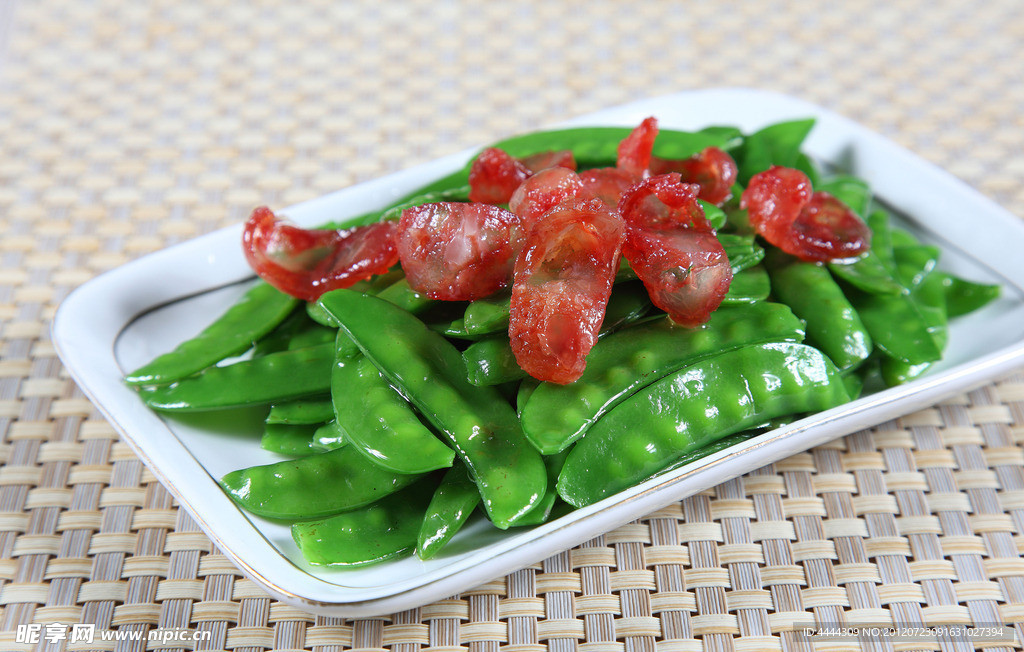 荷兰豆腊肠