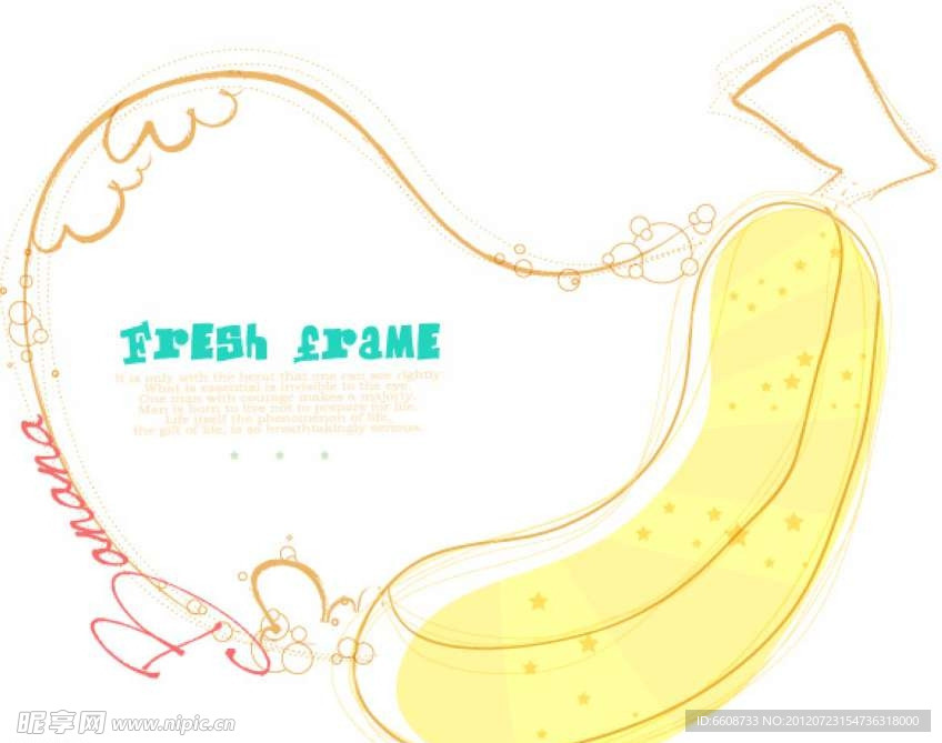 香蕉水果背景