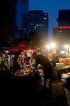 大连青泥洼桥小吃街夜景