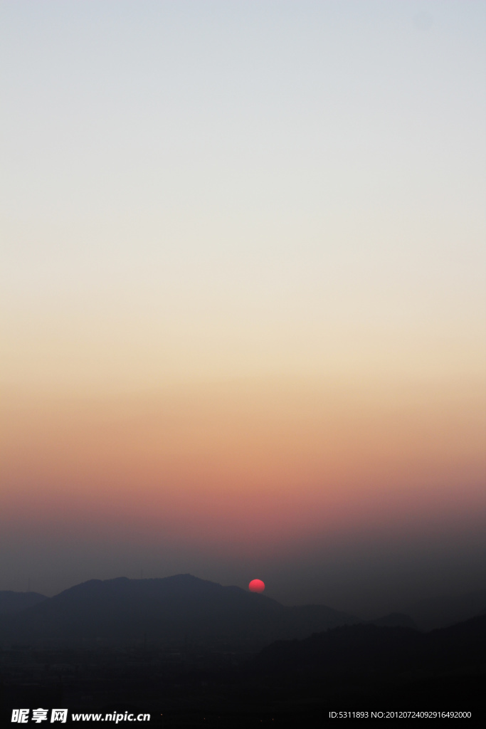 夕阳图片