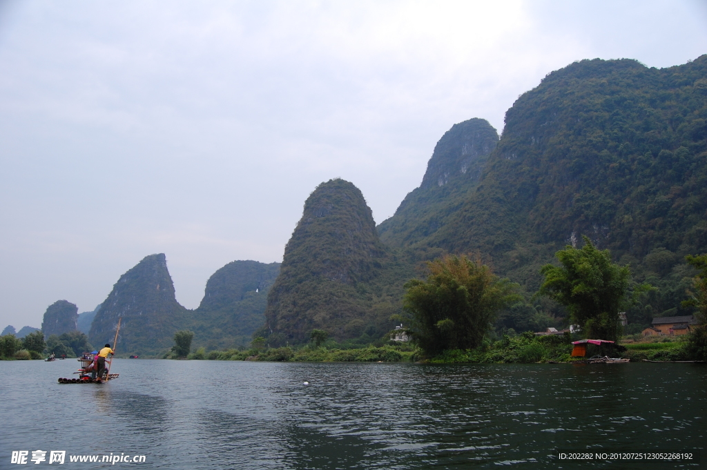 桂林阳朔遇龙河风景