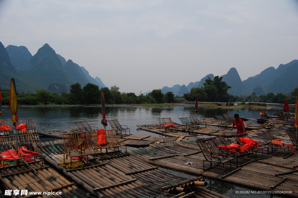 桂林阳朔遇龙河风景