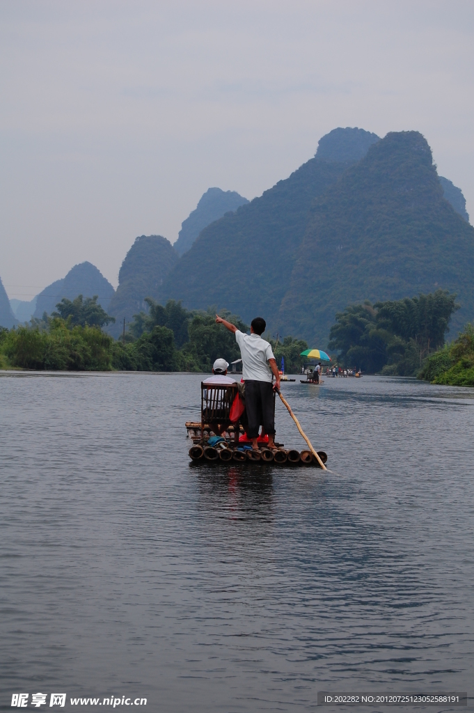 桂林阳朔遇龙河风景