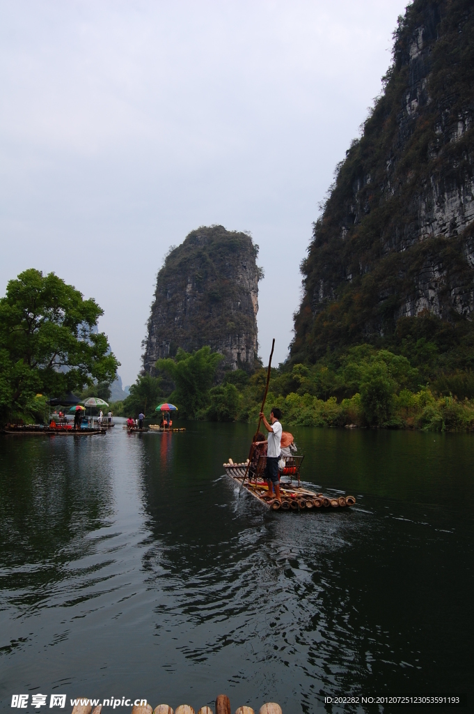 桂林阳朔遇龙河风景