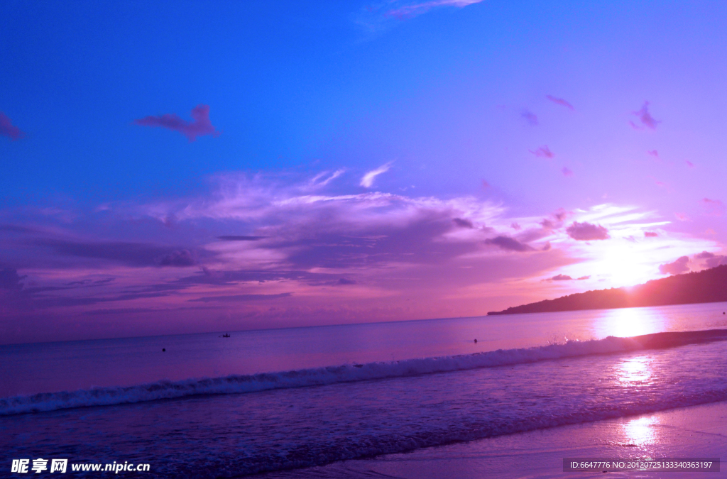 大海夕阳
