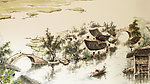 中国风水彩画