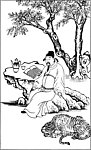 白描人物