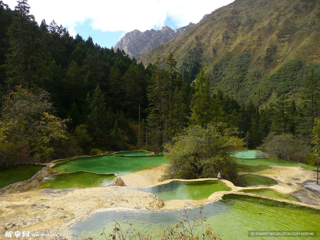 黄龙 风景图片