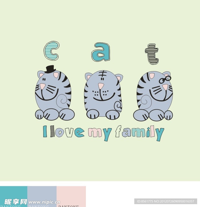 小猫图案