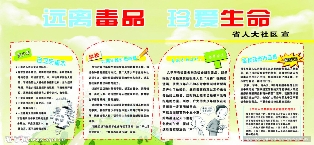 禁毒展板