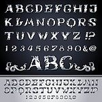 金属字母