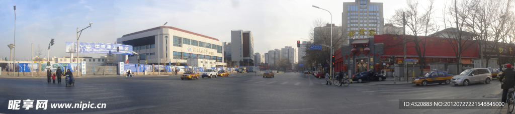 北京交通大学体育馆180度全景