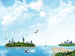 清新海洋