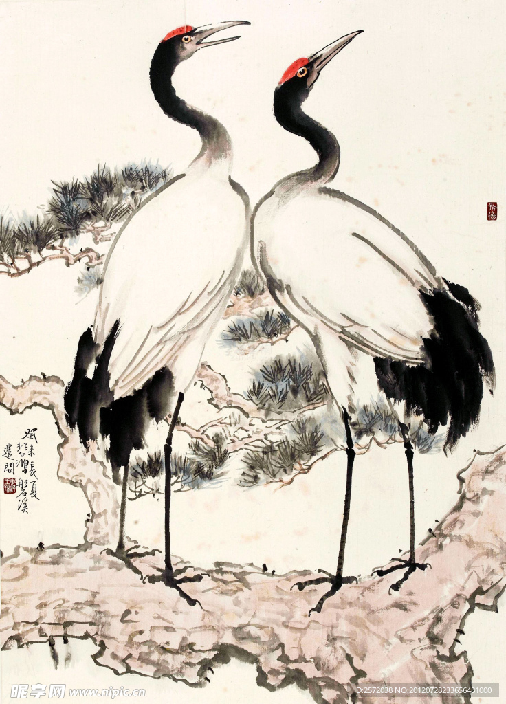 松鹤图