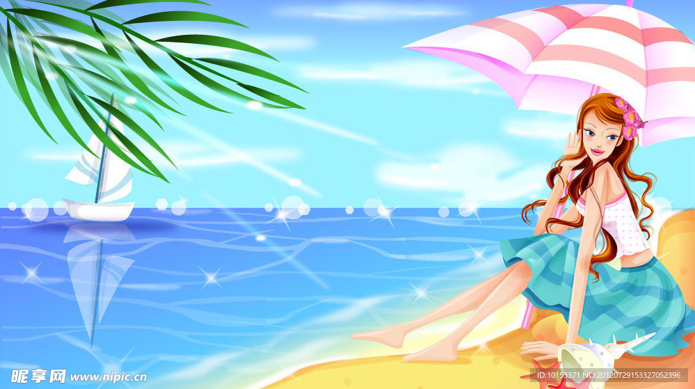 海滩女孩