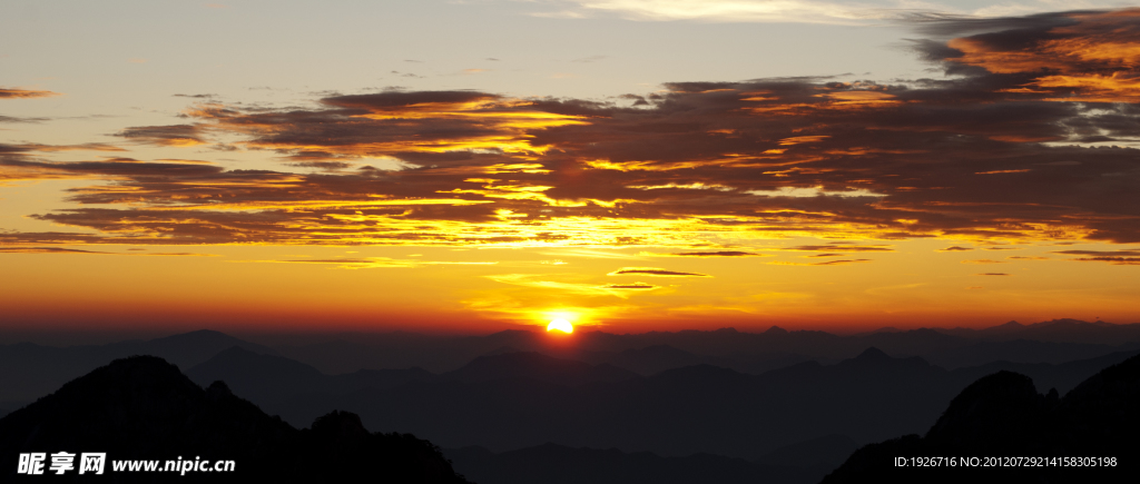 黄山日出