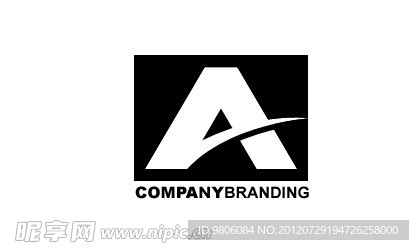 A黑色LOGO