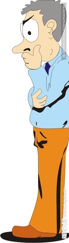 卡通男人