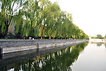 北京故宫城门外