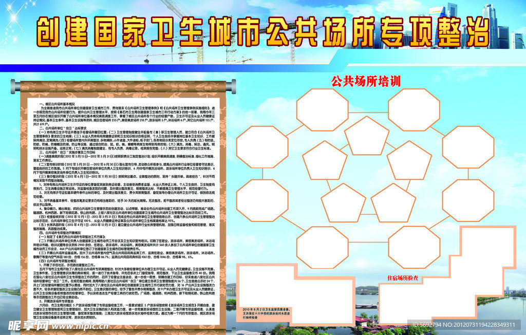 专项整治展板宣传