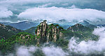 云雾缭绕 沂蒙山