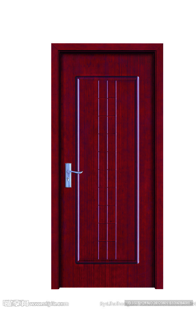 竹木门 室内门 红色木门 工艺竹木门