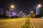 城市夜景 公路