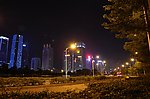 城市夜景 公路
