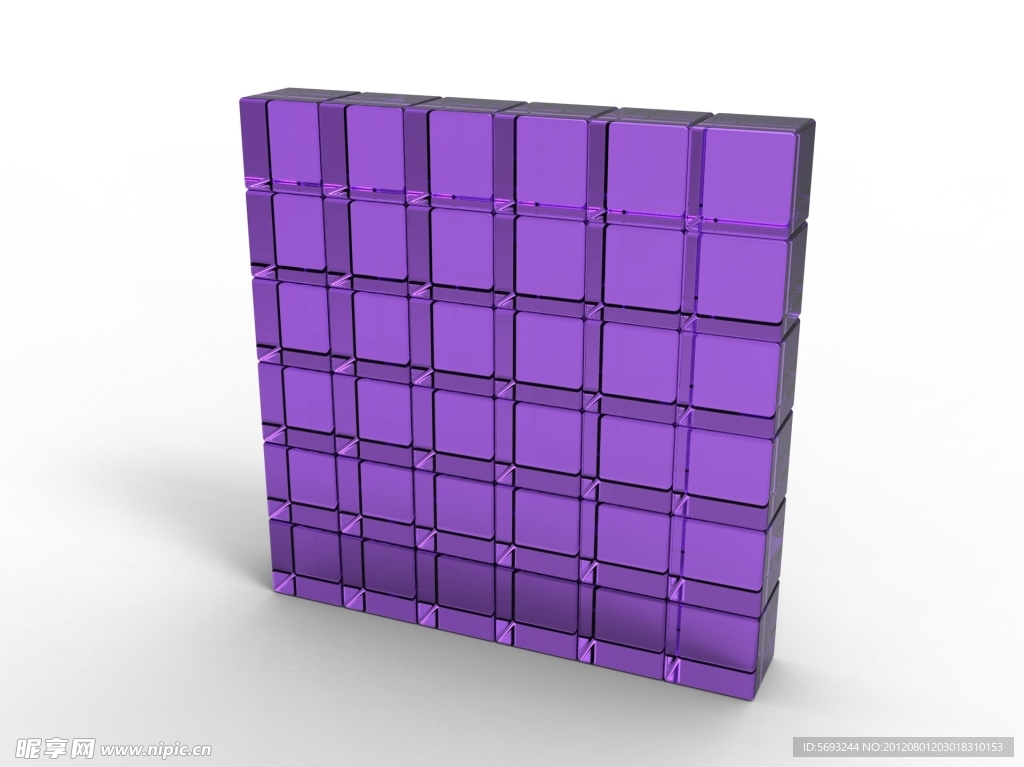 紫色方格