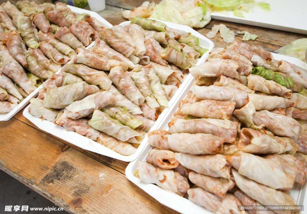 西餐肉卷