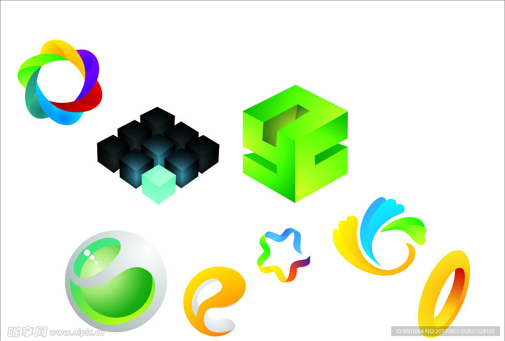 矢量立体logo