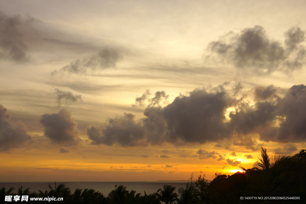 巴厘岛的日出