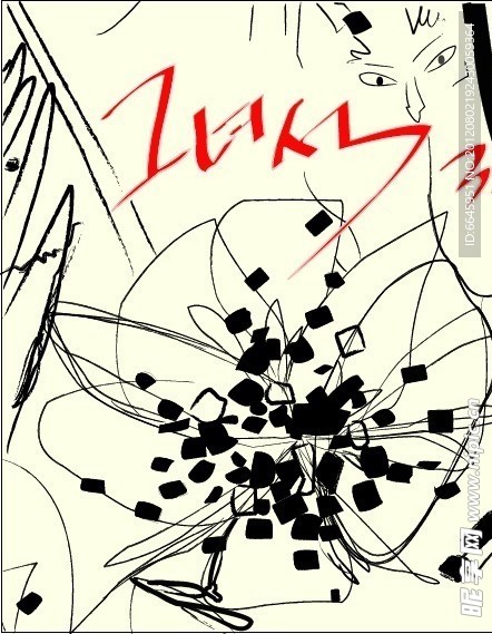 酷 艺术线条 男人