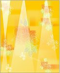 暖人间 牡丹花纹 艺术线条 光线