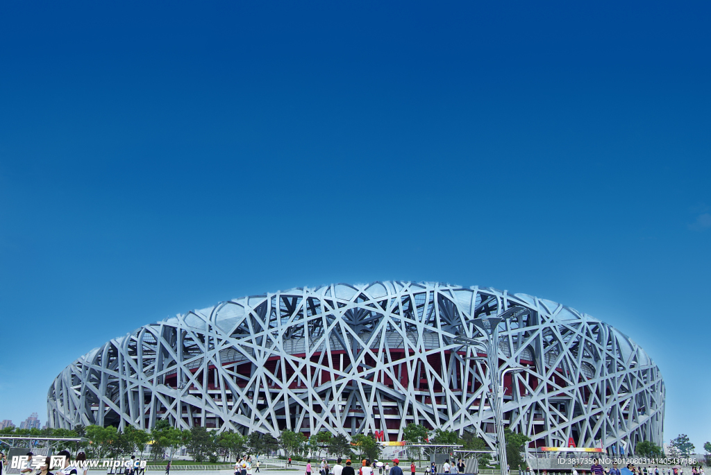 鸟巢大图 奥运场馆
