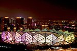 大运会主场馆夜景